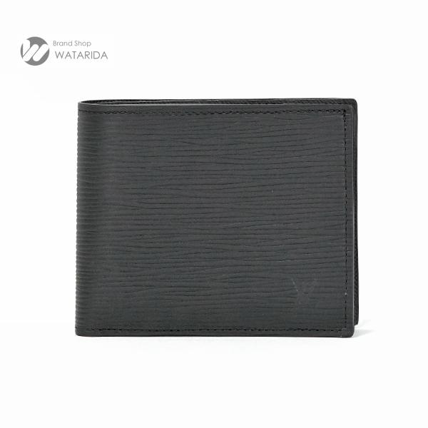Louis Vuitton★ エピ ポルトフォイユ マルコ ブラック 美品 ルイヴィトン 二つ折り財布 エピ ポルトフォイユ マルコ