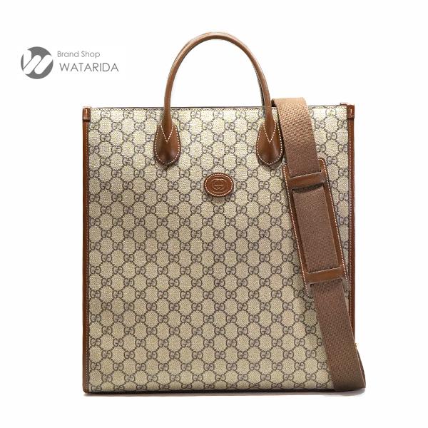 GUCCI トートバッグ インターロッキングGGスプリーム 674155 GG グッチ GUCCI インターロッキング G ミディアム トート