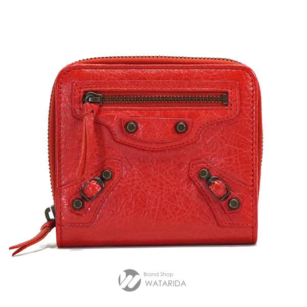 BALENCIAGA の二つ折り財布 国内即発】BALENCIAGA/MONACO/フラップ二つ折り財布 (BALENCIAGA