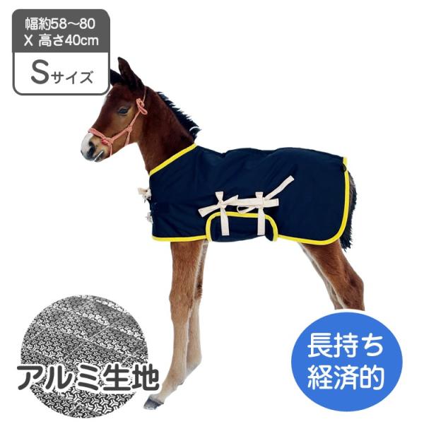 当歳 馬服 Sサイズ 腹当て付き 裏面アルミ キルティング 子馬 仔馬