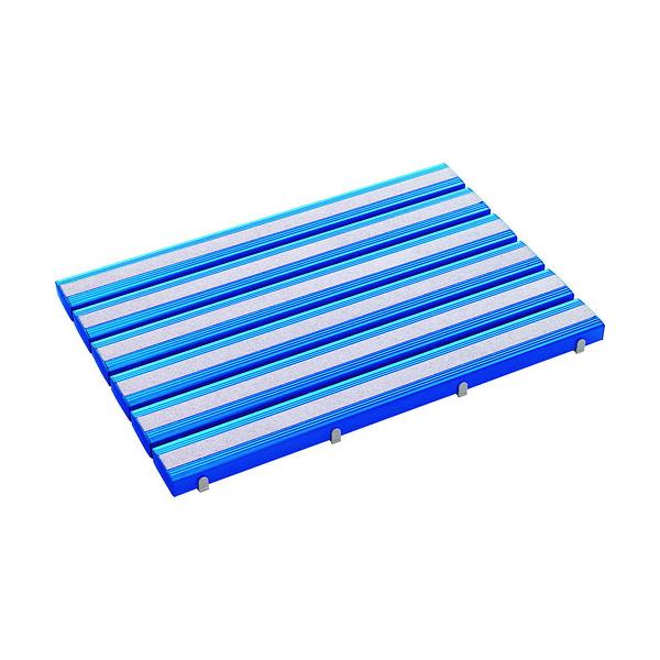 テラモト 抗菌滑り止め安全スノコ（完成品）600×1800mm 青
