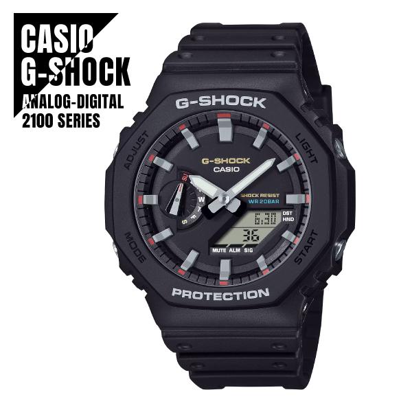 【即納】国内正規品 CASIO カシオ G-SHOCK Gショック Iconic Styles GA-2100RL-1AJF オクタゴン ブラック 初代G-SHOCKカラー メンズ 腕時計