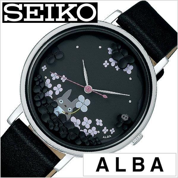 セイコー アルバ 腕時計 Seiko Alba 時計 レディース ブラック Acck706 正規品 ブランド ラウンド キャラクター ジブリ 記念 トトロ コラボ かわいい 花柄 Acck706 正規腕時計の専門店ウォッチラボ 通販 Yahoo ショッピング