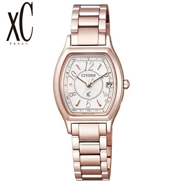 シチズン Xc ES9354-69A トノー型 サクラピンク 電波ソーラー-