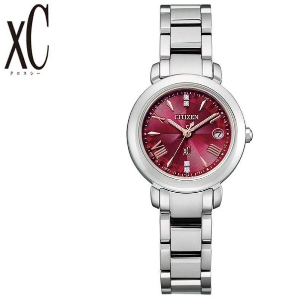 CITIZEN XC アナログ電波時計 赤 ES9440-51X XC シチズン クロスシー 情熱コレクション ソーラー 電波 時計 CITIZEN