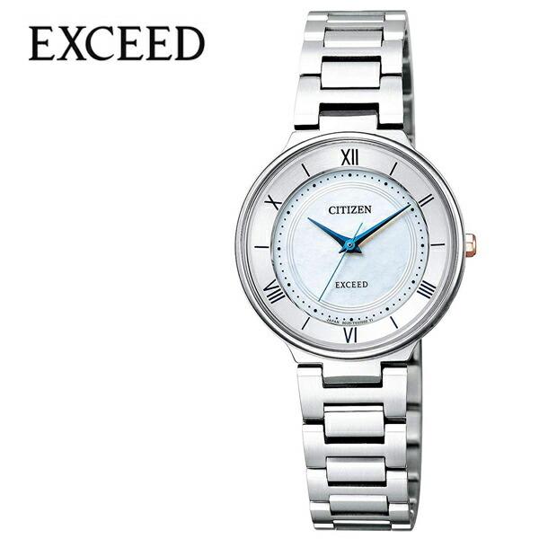 シチズン エクシード ソーラー 腕時計 Citizen Exceed 時計 レディース ホワイト Ex90 57a チタン アナログ ブルー シンプル 人気 ラウンド Ex90 57a 正規腕時計の専門店ウォッチラボ 通販 Yahoo ショッピング