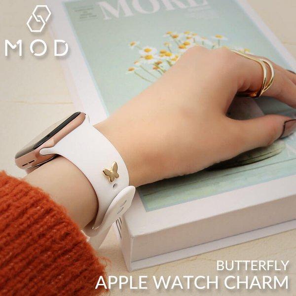 おしゃれ 差し込むだけ ( スポーツバンド 専用 ) アップルウォッチ バンド ベルト シリコン チャーム アクセサリー ピアス apple watch series 7 SE 6 5 4