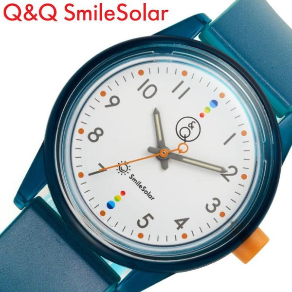 シチズン 腕時計 CITIZEN Q＆Q 時計 マッチングスタイルシリーズ スマイルソーラー レディース 女性 子供 子ども ブルー ホワイト ソーラー 電池交換不要
