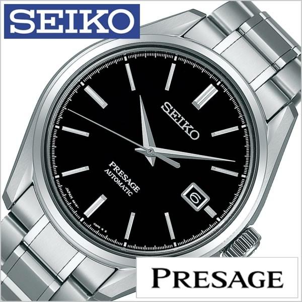 セイコー プレザージュ 時計 SEIKO PRESAGE 腕時計 メンズ ブラック 