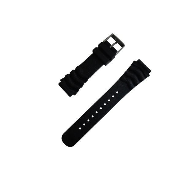 SEIKO セイコー ウレタンバンド ラバー 腕時計バンド 交換 替えベルト DAL0BP 取付幅(巾)22mm ブラック (交換用工具・バネ棒お付けします。)  /【Buyee】 