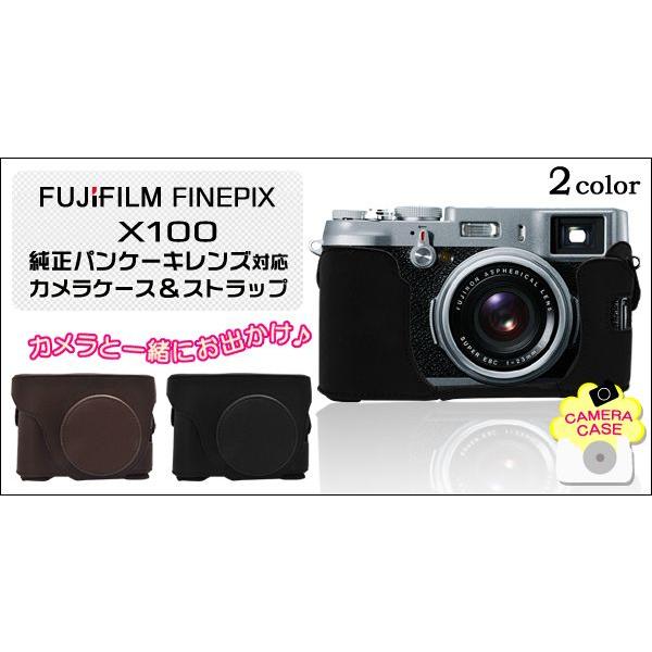 Fujifilm Finepix X100 純正パンケーキレンズ対応 カメラケース ストラップ Buyee Buyee Japanese Proxy Service Buy From Japan Bot Online