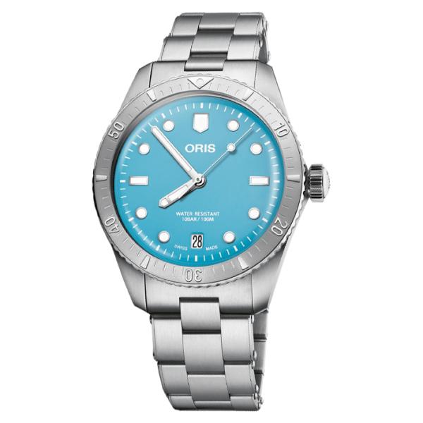 オリス ORIS ダイバーズ65 コットンキャンディ 復刻モデル 機械式自動巻 100m防水 メンズ 01 733 7771 4055-07 8 19 18 ステンレス 38mm 正規品 爆買
