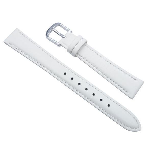 SEIKO 腕時計 時計 ベルト 14mm セイコー DX23A 牛革スムース 白