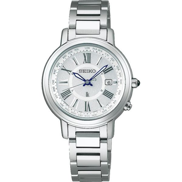 腕時計 セイコー ルキア ソーラー電波時計 ワールドタイム機能 チタンケース 正規品 Ssqv025 低価格化