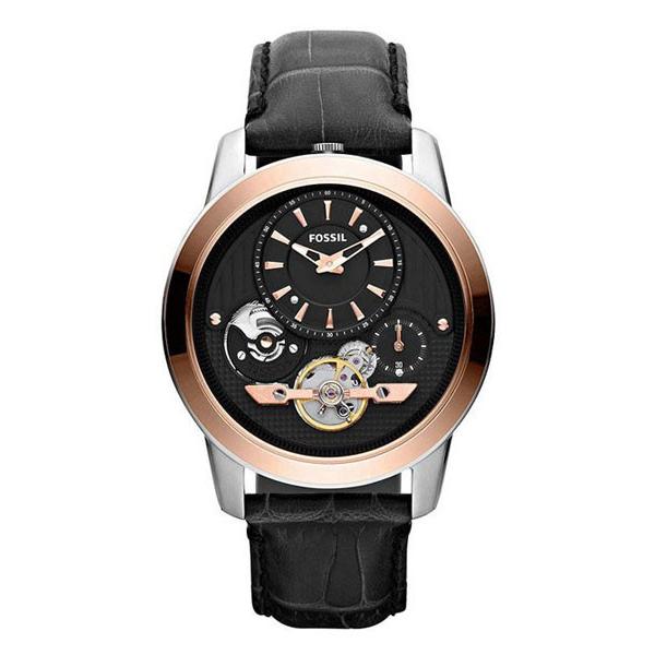 FOSSIL（フォッシル） Twist ツイスト ME1125 ブラック×ピンクゴールド 