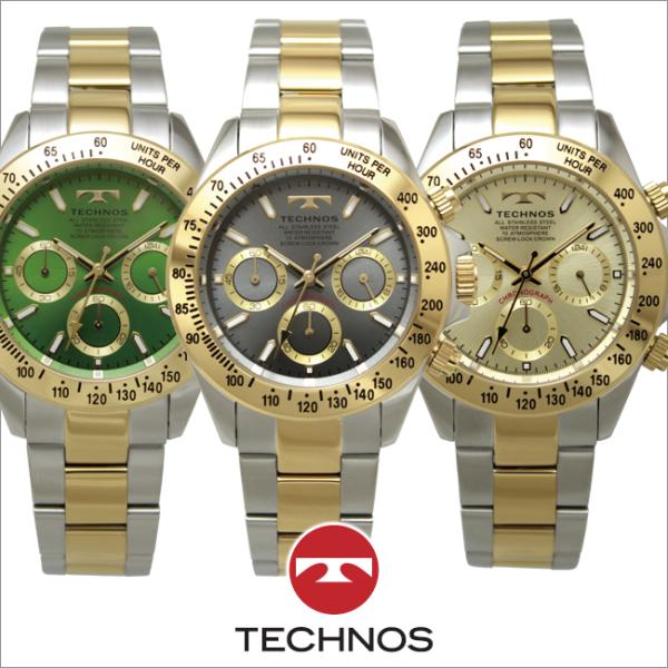 TECHNOS(時計) テクノス T4B73 コンビベルト オールステンレス TECHNOS(時計) テクノス T4B73 コンビベルト オールステンレス