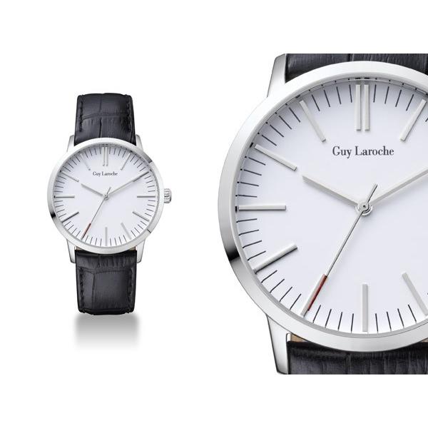 ギラロッシュ[Guy Laroche]レディース腕時計 クォーツ シンプル レザーベルト ブラック ホワイト/L2004-01 /【Buyee】  