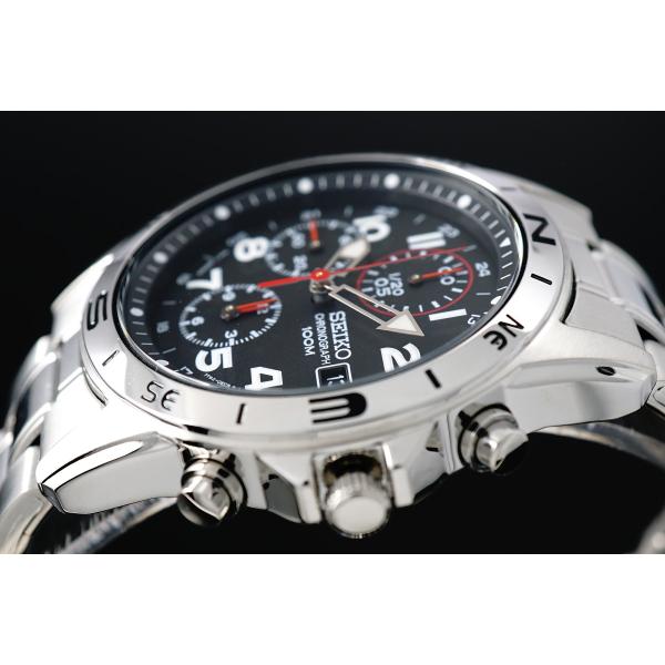 【限定特価】SEIKO セイコー SND375P アナログウォッチ SEIKO セイコー クロノグラフ 逆輸入 海外モデル SND375P1