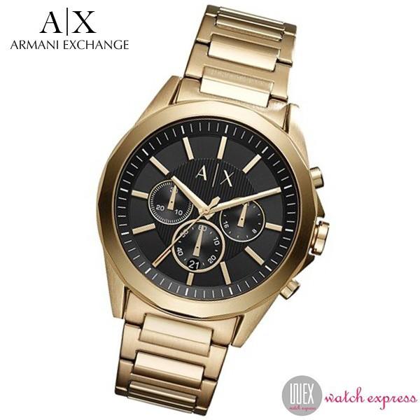 アルマーニ エクスチェンジ Armani Exchang 時計 クオーツ Ax2611 メンズ ブラック ゴールド 腕時計 クロノグラフ Ax2611 Watch Express 通販 Yahoo ショッピング