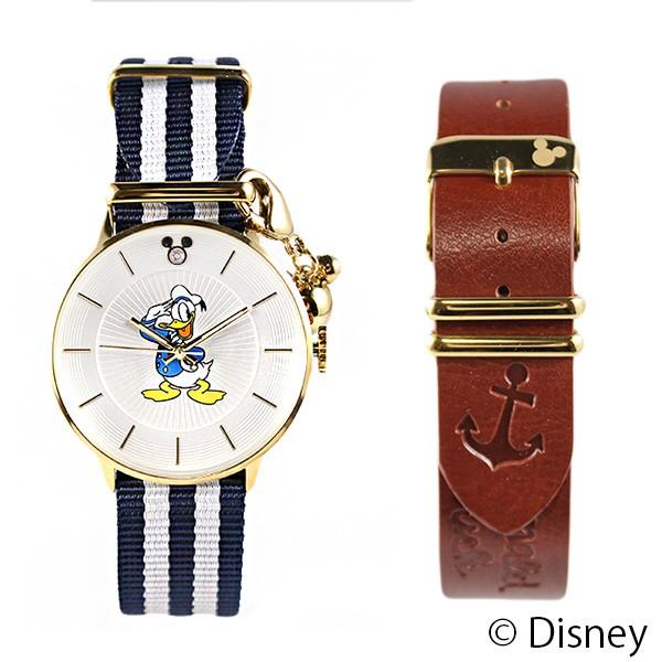 ディズニー Disney 腕時計 ドナルド 時計 メンズ レディース 替えベルト チャーム付き ウォッチ ブラウン Dy11br Watch Express 通販 Yahoo ショッピング