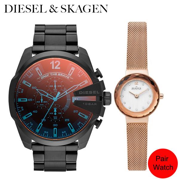 ペアウォッチ ディーゼル スカーゲン 腕時計 Dz4318 Skw2799 メンズ レディース 時計 夫婦 カップル Dz4318 Skw2799 Watch Express 通販 Yahoo ショッピング