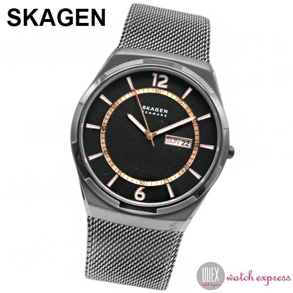 Skagen スカーゲン 腕時計 Skw6575 メンズ ブラック ガンメタ 時計 シンプル Skw6575 Watch Express 通販 Yahoo ショッピング