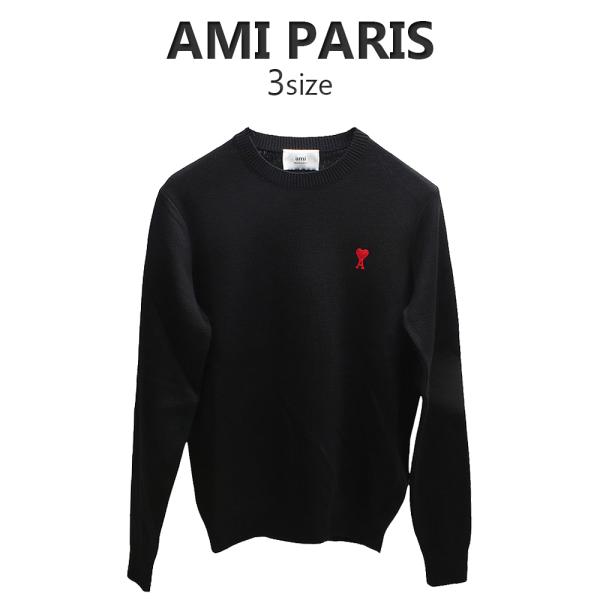 【値下げ❗️】Ami Paris アミパリス スウェット トレーナー ニット アミパリス AMIPARIS ニット セーター BFHKS001 RED ADC ROUND