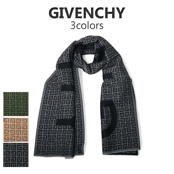 美品☆GIVENCHY ジバンシィ☆グレー×ブラック フリンジ付きストール GIVENCHY（ジバンシィ） 【並行輸入品】ジバンシィ マフラー GV3518