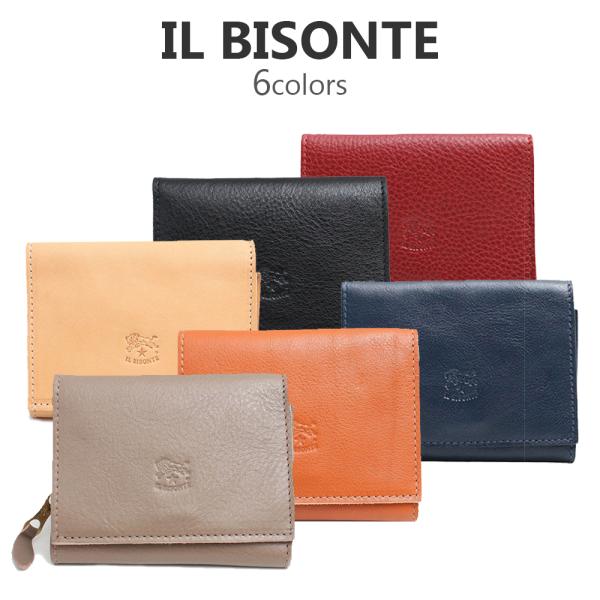 IL BISONTE 【並行輸入品】イルビゾンテ 短財布 SMW036 PV0005