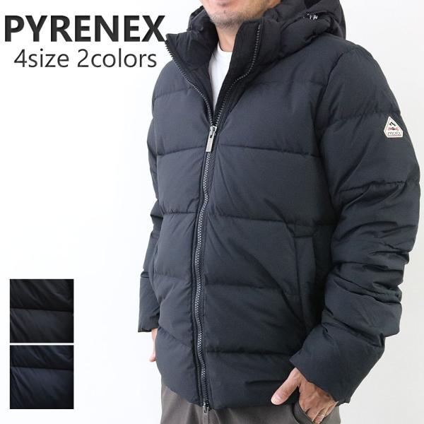 PYRENEX ピレネックス ブラック ダウンジャケット JP M Pyrenex 【並行輸入品】ピレネックス PYRENEX ダウンジャケット