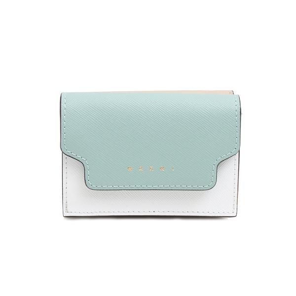 【並行輸入品】マルニ MARNI 三つ折り財布 PFMOW02U23-Z120N PFMOW02U23-LV520-Z120N レディース