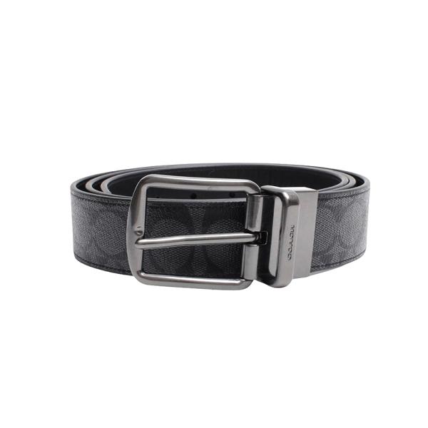正規品 コーチ WHRN CTSR SIGP BELT ベルト チャコール 並行輸入品】コーチ COACH WHRN CTSR SIGP BELT ベルト CQ022-CQ