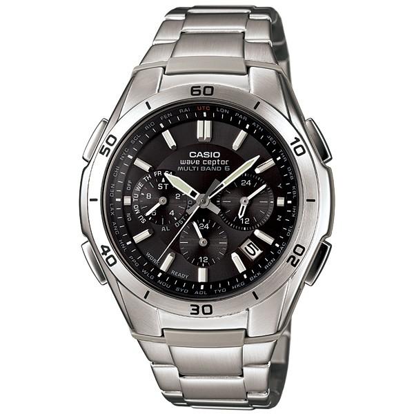 CASIO　　WVQ-M410DE-1A2JF ￥33,000【WAVE CEPTOR】世界6局の電波を受信するマルチバンド6を搭載したクロノグラフタフソーラー電波時計です。 付属のツールで簡単にアジャストが可能なバンドを採用し、装着感が向...