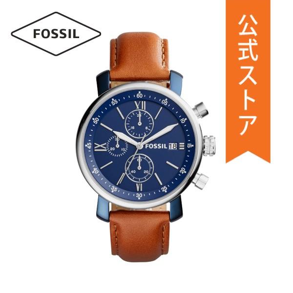 フォッシル 腕時計 メンズ アナログ 時計 レザー ブラウン RHETT BQ2163 FOSSIL 公式