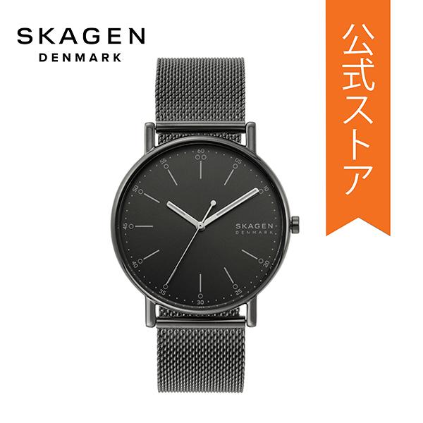 腕時計 メンズ スカーゲン アナログ 時計 グレー ステンレス SIGNATUR SKW6577 SKAGEN 公式