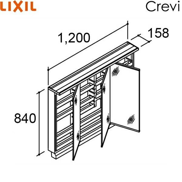 INAX MRB-1203TXJU リクシル LIXIL/INAX クレヴィ ミラー INAX MRB-1203TXJU リクシル LIXIL/INAX クレヴィ ミラー