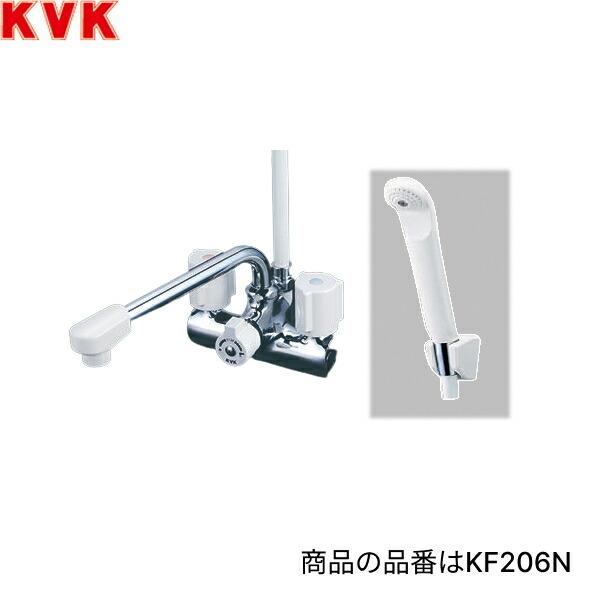 KVK KF206N KVK 浴室用 デッキ形一時止水付2ハンドルシャワー 一般地 