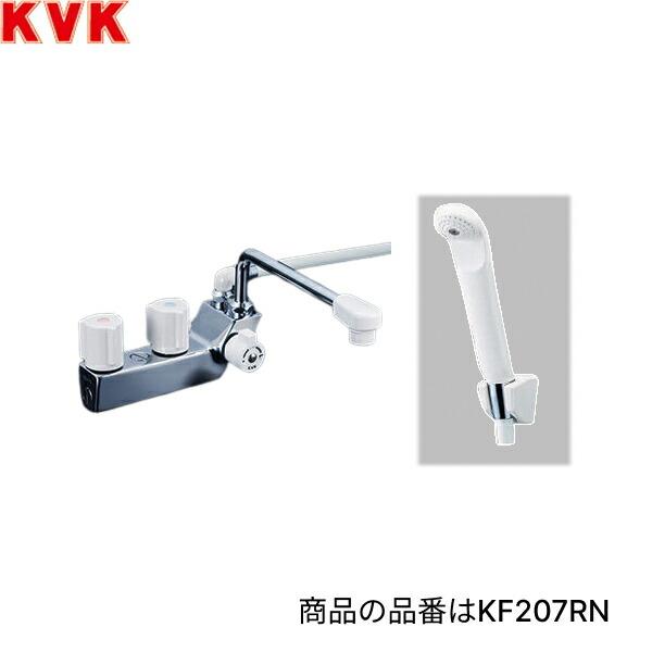 KVK KF207RN デッキ形一時止水付2ハンドルシャワー 未使用品 KVK KVK KF207RNR3 デッキ型一時止水付2ハンドルシャワー（右側