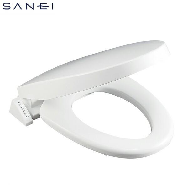 SANEI PW9042-W ホワイト補助便座 大サイズ SANEI PW9042-W 三栄水栓 前丸暖房便座 ホワイト 送料無料