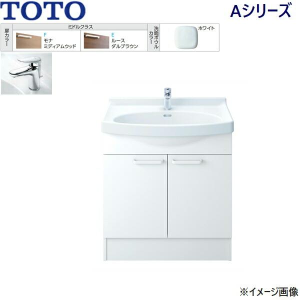 TOTO LDSAS075BAGKG1 TOTO Aシリーズ 洗面化粧台のみ 2枚扉 間口750mm