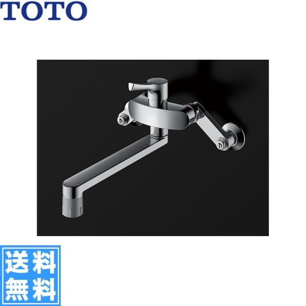 TOTO 壁付シングル混合水栓(エコシングル、共用) TKS05316J (水 TOTO 壁付シングル混合水栓(エコシングル、共用) TKS05316J (水