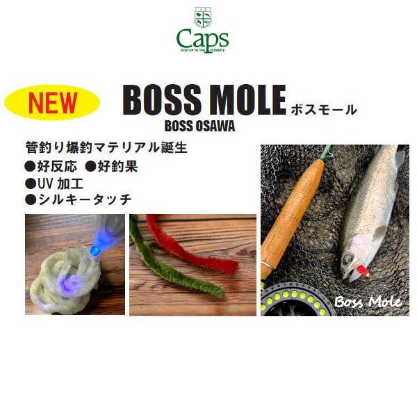 エリアトーナメント「ATFC」の上位入賞常連としてお馴染み、BOSS OSAWA(大澤宏)さんプロデュースによるマテリアル、BOSS MOLE好反応UV加工のシルキータッチマテリアルフライタイングもモール形状なのでフックに巻きつけるだけ容易...