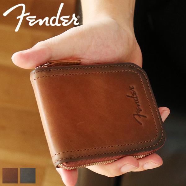Fender（フェンダー） コインケース 小銭入れ ボックス型 ラウンド