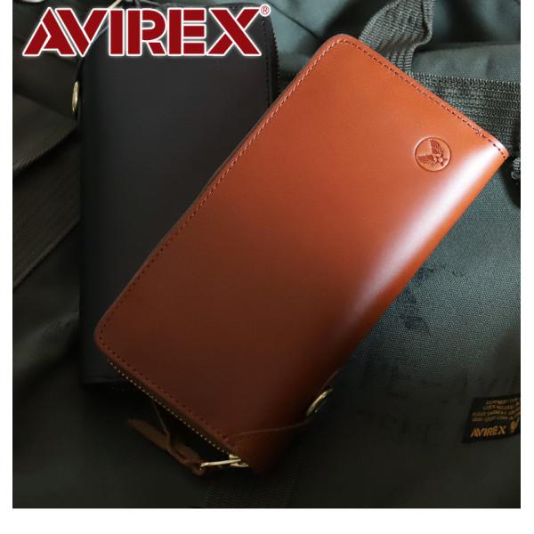 AVIREX（アヴィレックス） FAHNE2 ファーネ2 ラウンドファスナー長財布