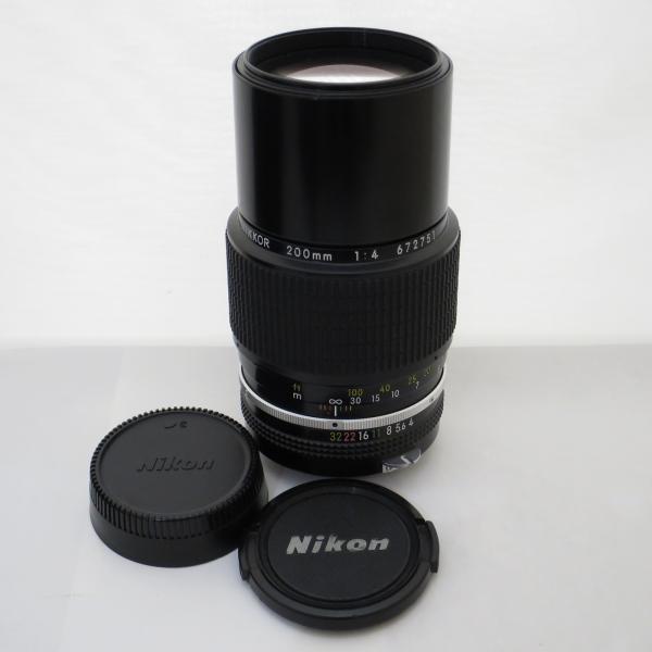 ニコン　Nikon　フルサイズ対応Fマウント用単焦点レンズ　New Nikkor 200mm F4
