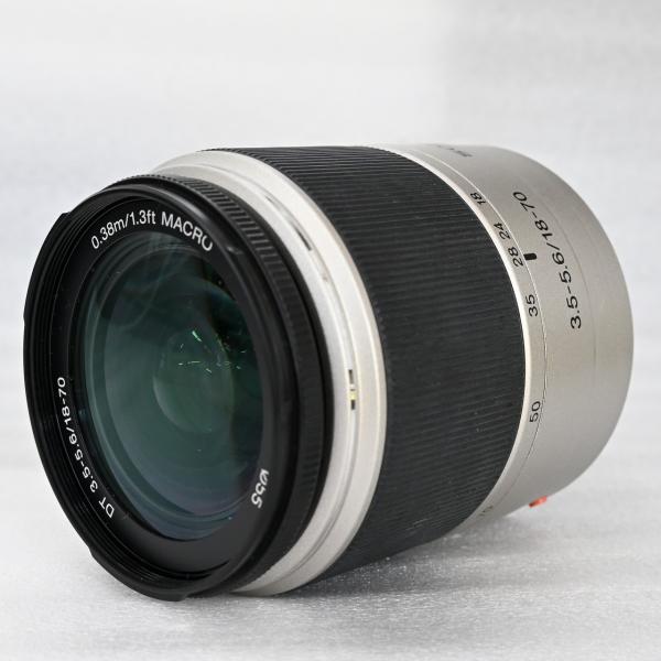 【ジャンク】Sony Sony 交換レンズ Sony DT 18-70mm F3.5-5.6 Macro シルバー【中古】