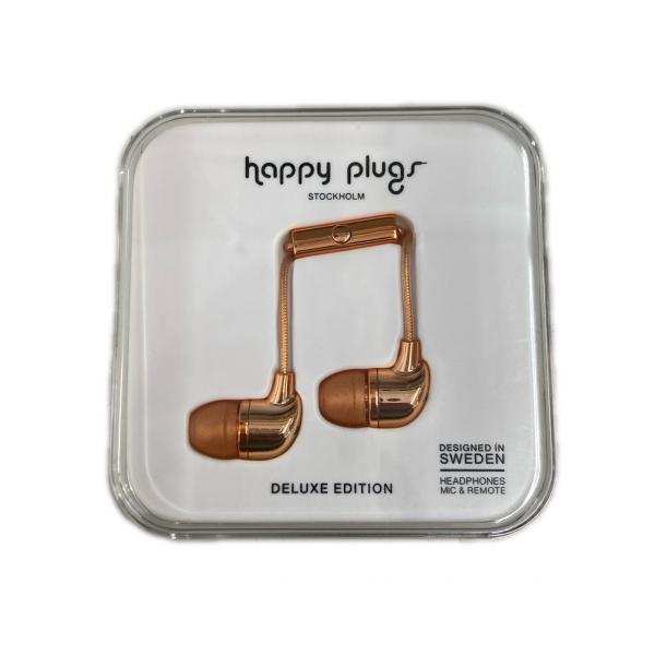【未使用】Happy Plugs Happy Plugs イヤホン Happy Plugs In-Ear RoseGold ローズゴールド【中古】
