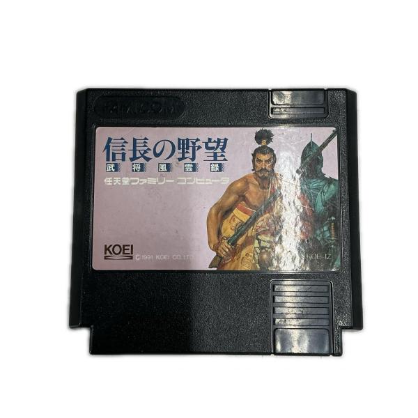 ファミコンソフト 信長の野望 武将風雲録【中古】