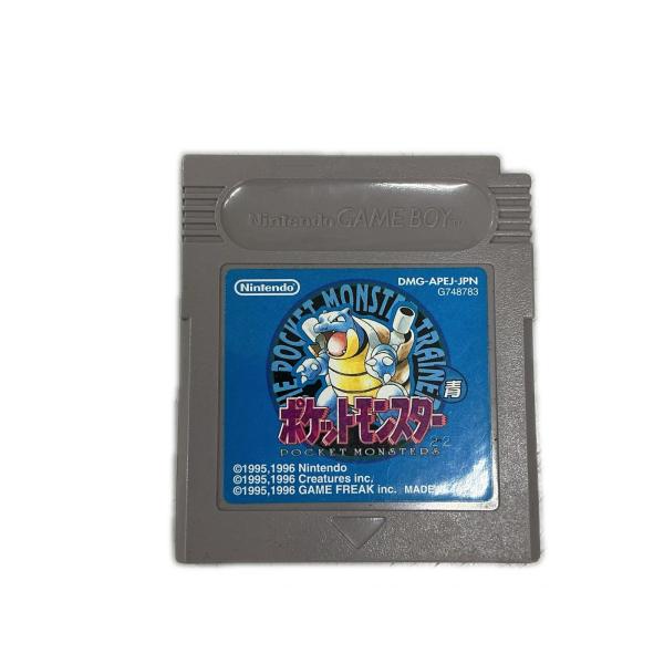 ゲームボーイソフト ポケットモンスター 青【中古】
