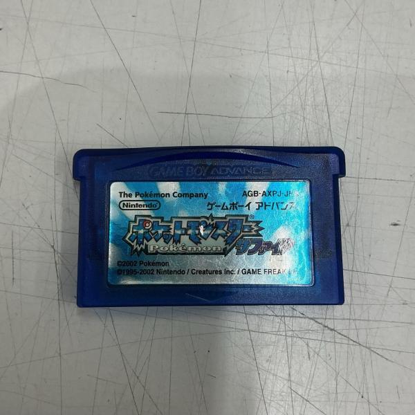 GBAソフト ポケットモンスター サファイア【中古】